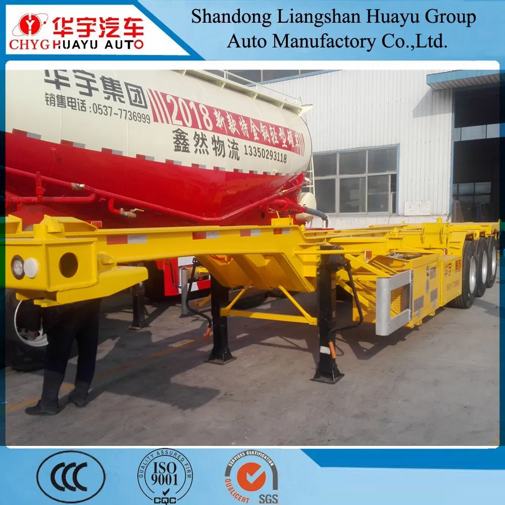 3 Axle 40FT Refrigerated Container Transport Chassis/Skeleton Semi Trailer with Diesel Generator