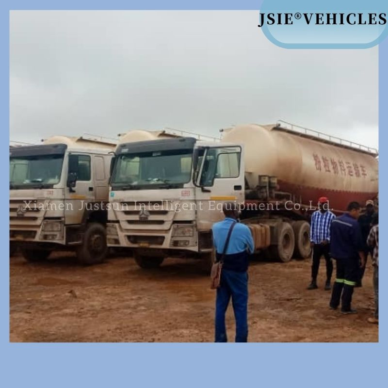 55m3 Bulk Cement Flour Transport Semi Trailer