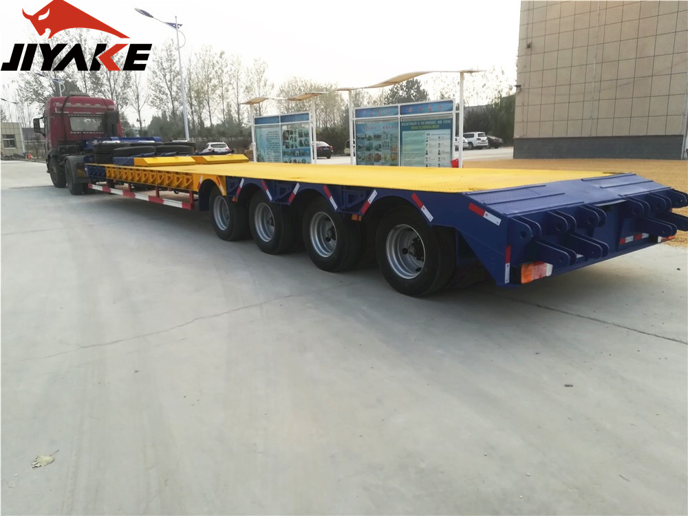 Best Price 3 4axle Gooseneck Low Bed Loader Platform Semi Trailer