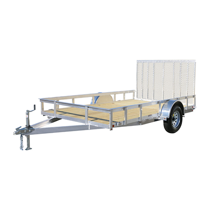 Low Profile Aluminum Side Car Hauler Utility Dump Enclosed Open Landscape Trailer for Sale