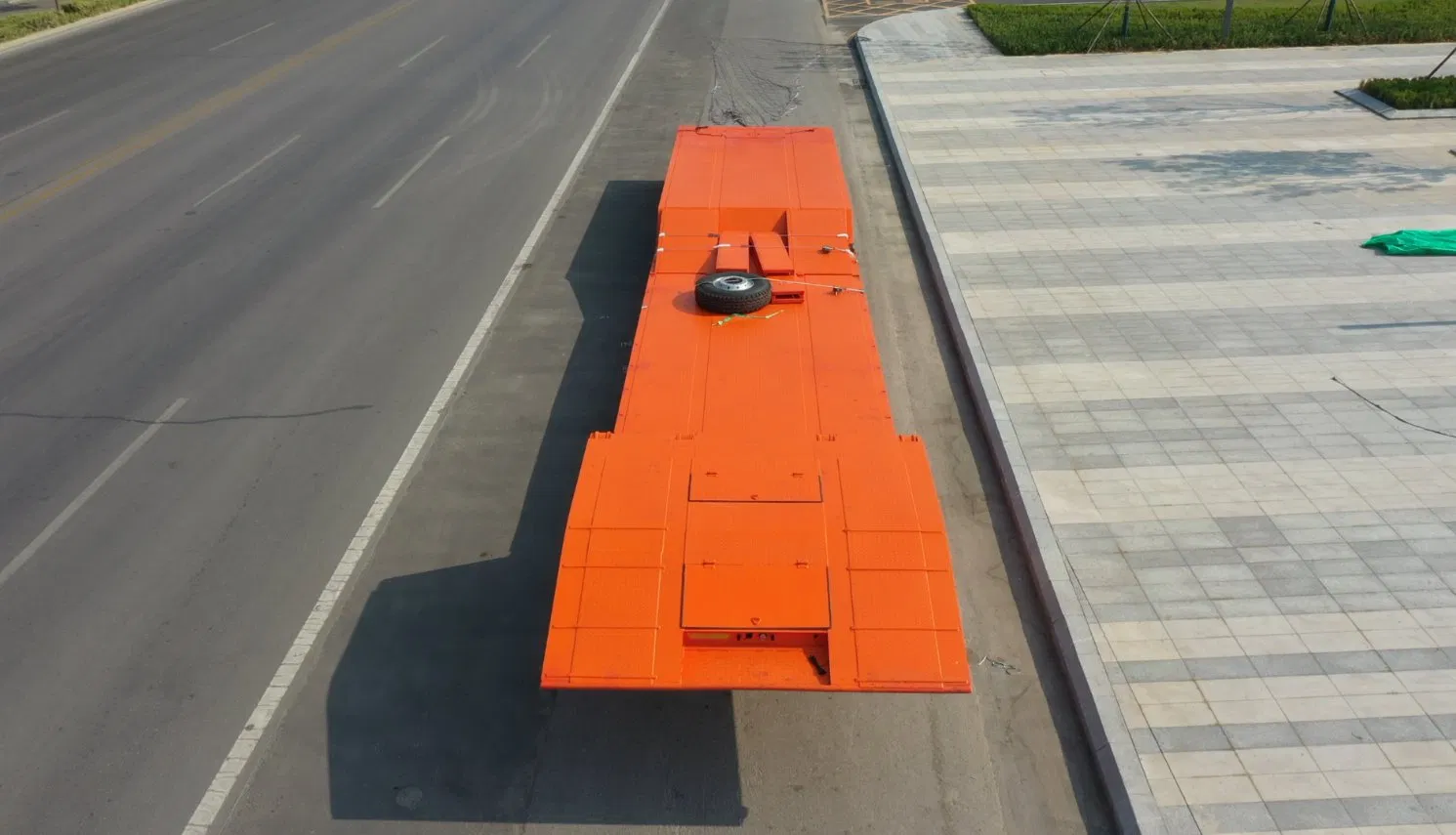 2/3/4/5/6 Axles 50t / 60t / 80t / 100t / 120t Hydraulic Folding / Foldable Gooseneck Lowbed / Flatbed / Step Deck Truck Semi Trailer for Heavy Duty Transport