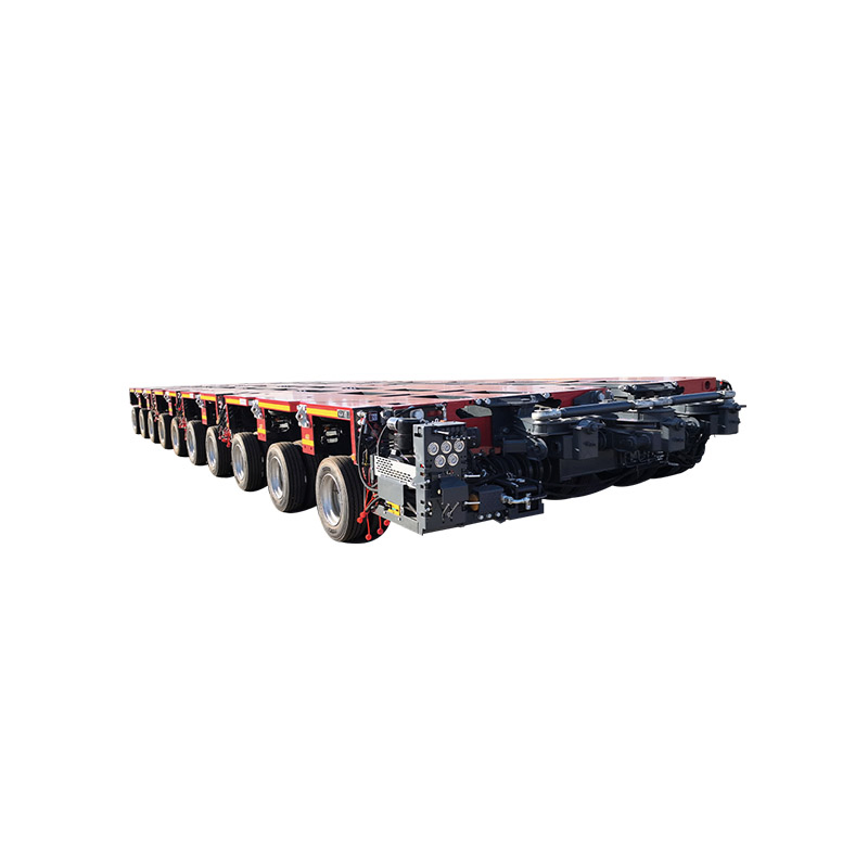 Normal N3 or Goldhofer G1 Type Gooseneck Multi Axles Lines Hydraulic Modular Spmt Cargo Truck Semi Trailer
