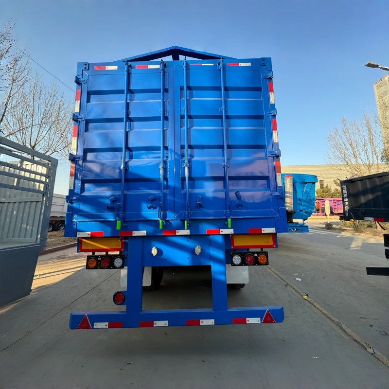 Fence Cargo Semi Trailer 42cmb 45cmb 50cmb 2 Axles 3 Axles 4 Axles 30 Tons 50 Tons 60 Tons Stake Semi Trailer with Fuwa BPW Axles