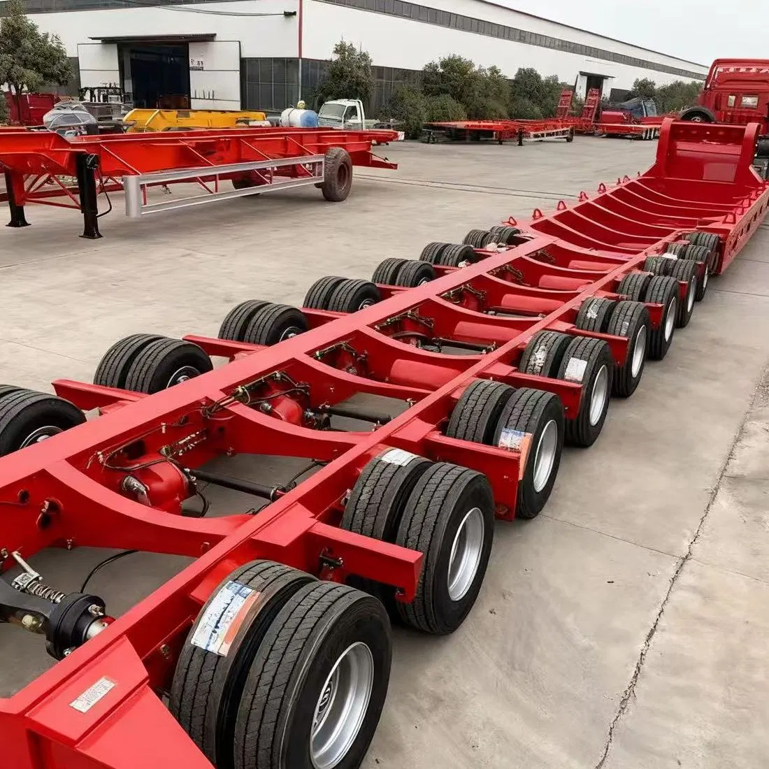 Special Purpose Vehicle: Lowbed Semi-Trailer for Wind Turbine Tower Transportation