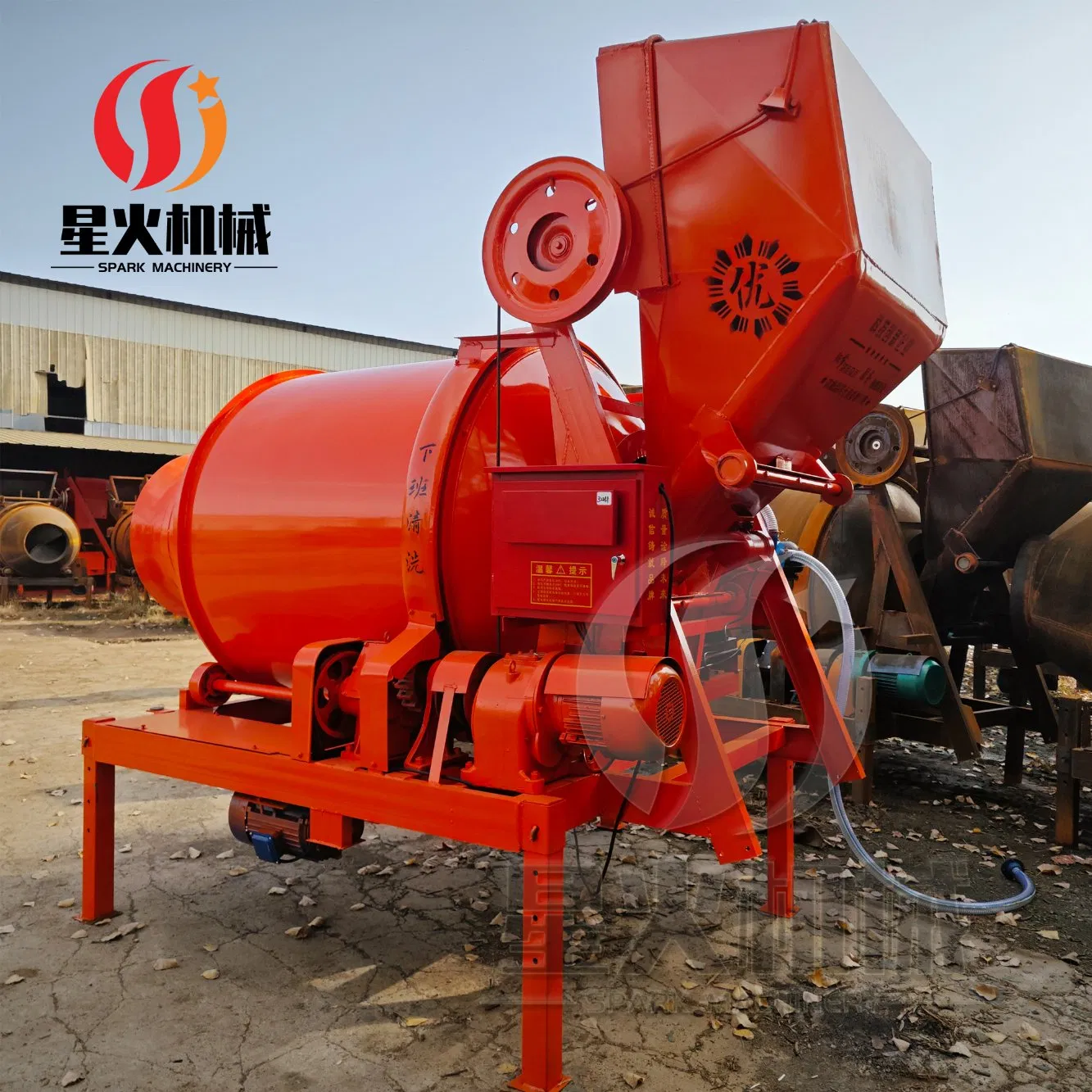 Mobile Small Mini Portable Jzc1000 Diesel Electric Manual Towable Self Loading Concrete Auto Cement Truck Mixer Machine