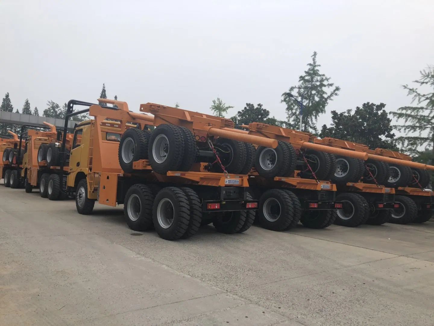 Premium Customized Semi Trailers for Log Transportation Needs