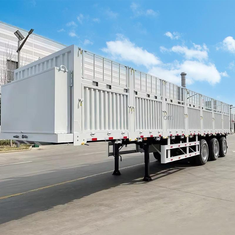 Hot Sale 3axle Logistics Dry Van Type Enclosed Cargo Box Semi Trailer 30 Tons 40 Tons