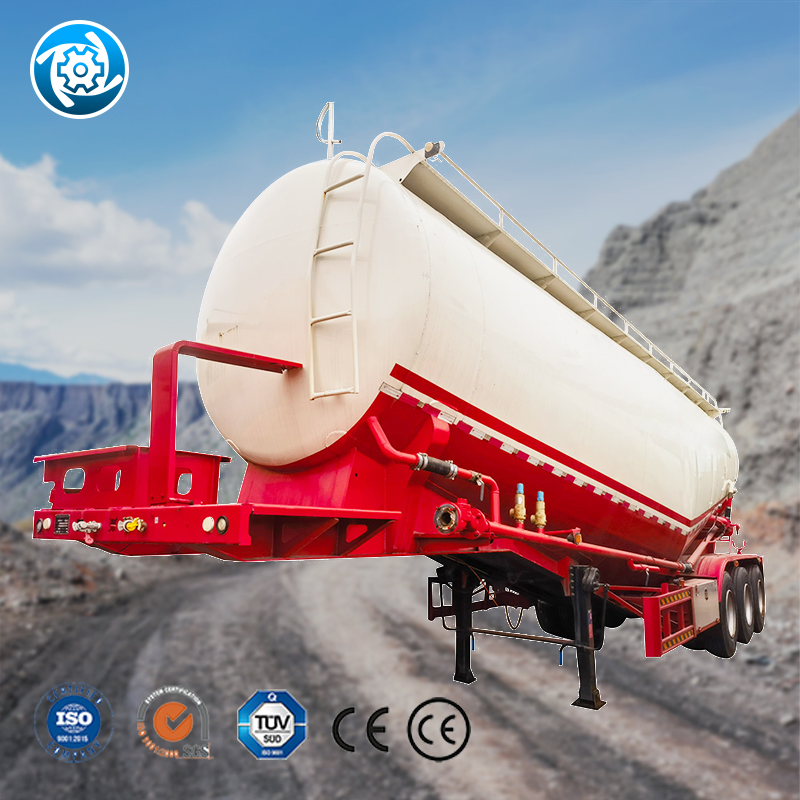 Heavy-Duty Double Drop Semi Trailer for 50 Ton Loads