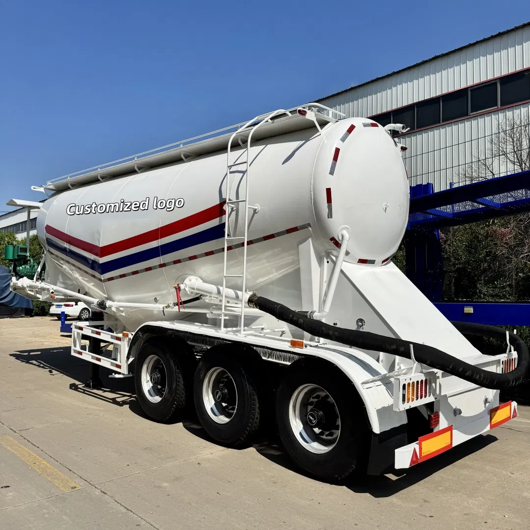 Heavy Duty 3 Axle Steel Semi Trailer Bulk Cement Tanker Bulker Silo for Sale for Cement Powder Transportation