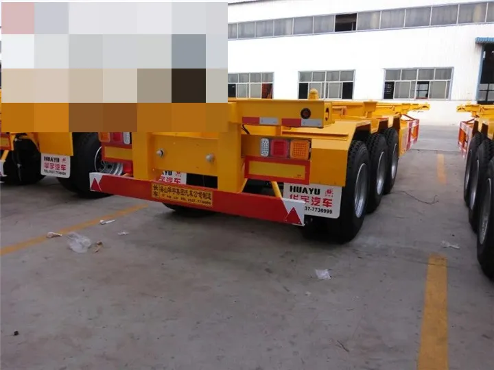 Skeleton Semi Trailer View 1