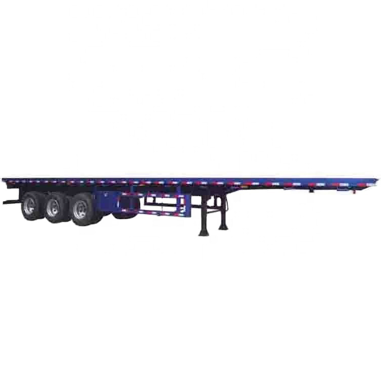 Heavy-Duty Extendable Flatbed Cargo Trailer for Semi Trucks
