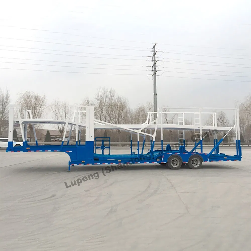 High Tensile Extruded Inboard Tilt 3 Axle Car Carrier Semi Trailer
