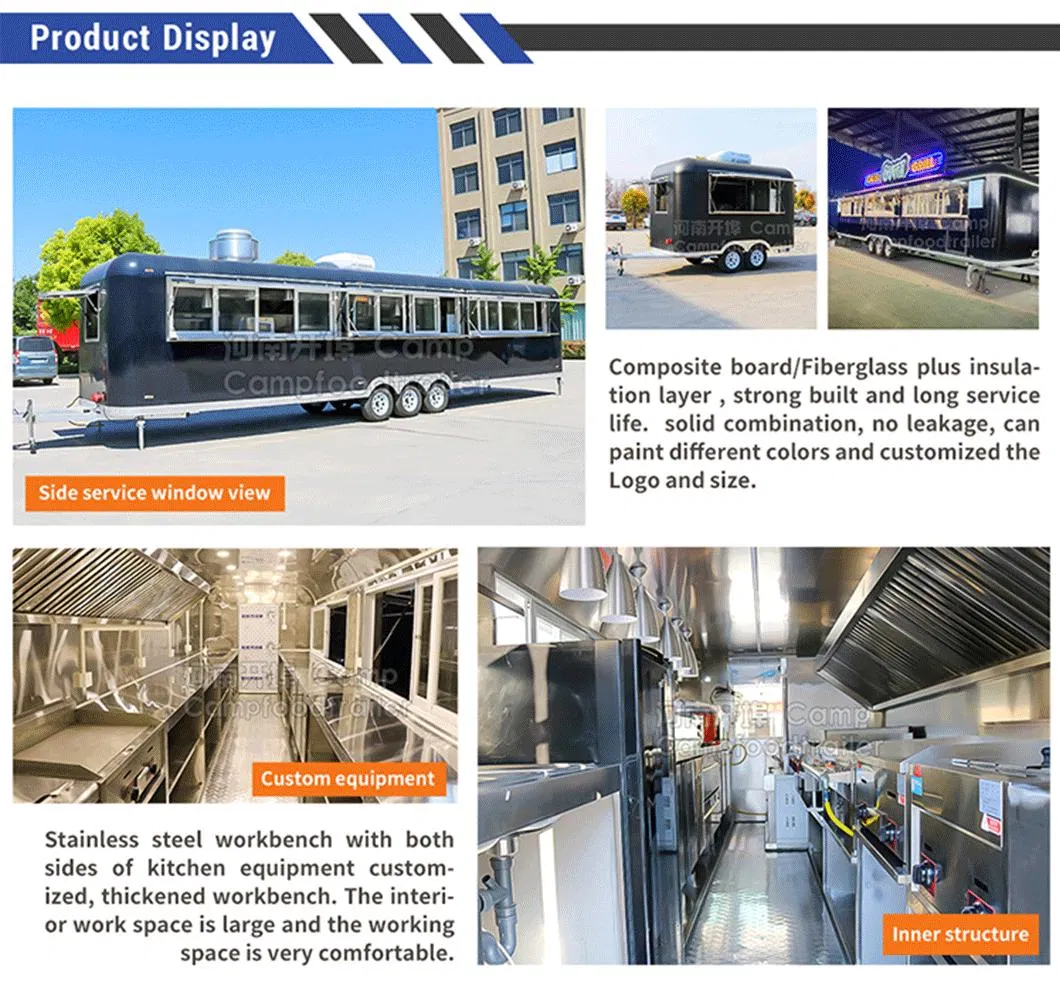 Mobile Food Trailer Side