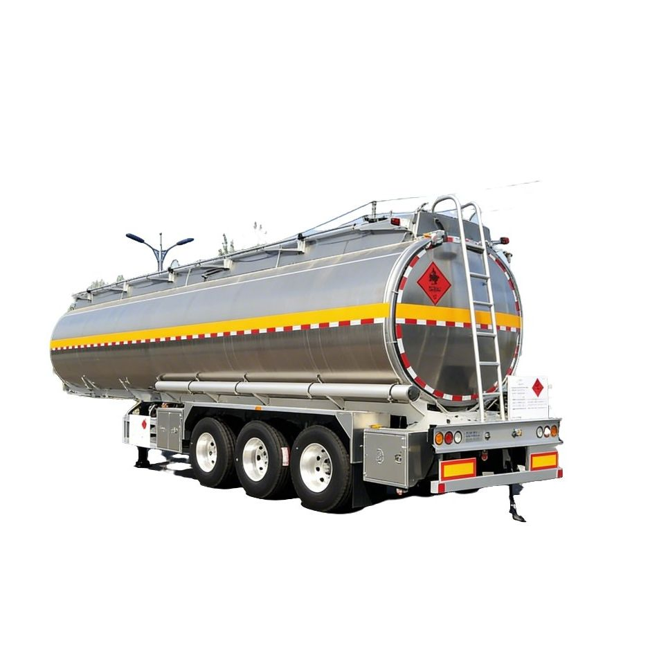 More Models 50000L Stainless Steel Fuel Oil Tank Semi Trailer