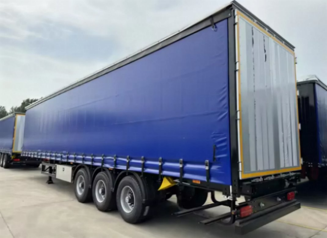 ISO Certified Steel Aluminum Floor PVC Curtain Side Semi Trailer