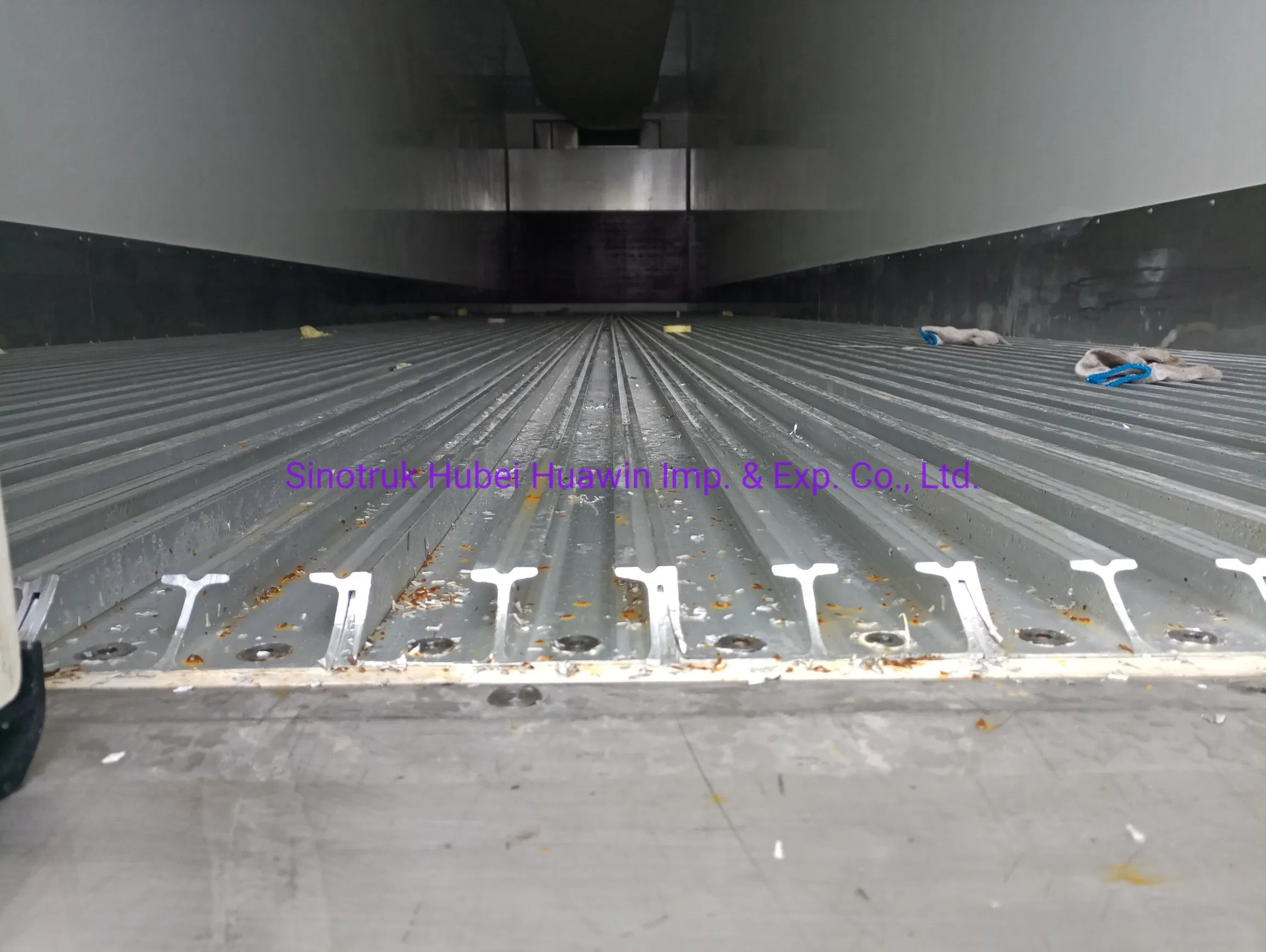 3 Axles 50tons Refrigerator Freezer Refrigerated Vegetables Meat Drinks Transport Semi Trailer