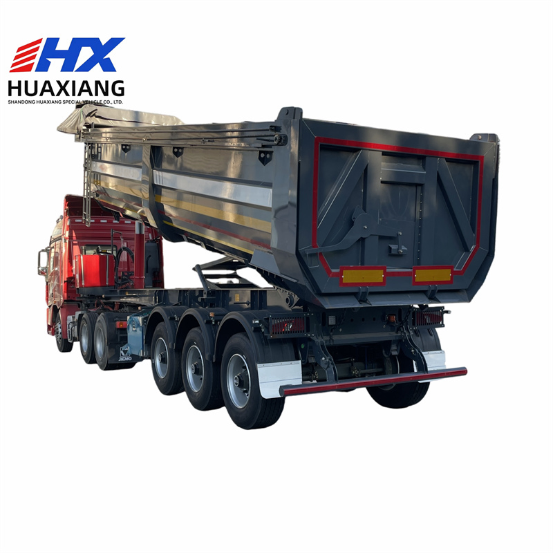 Factory Price Transport Coal Ore Sand Gravel Hydraulic Dump Trailer 3 Axle U Type Dump Truck Semi Trailer Dump Trailer