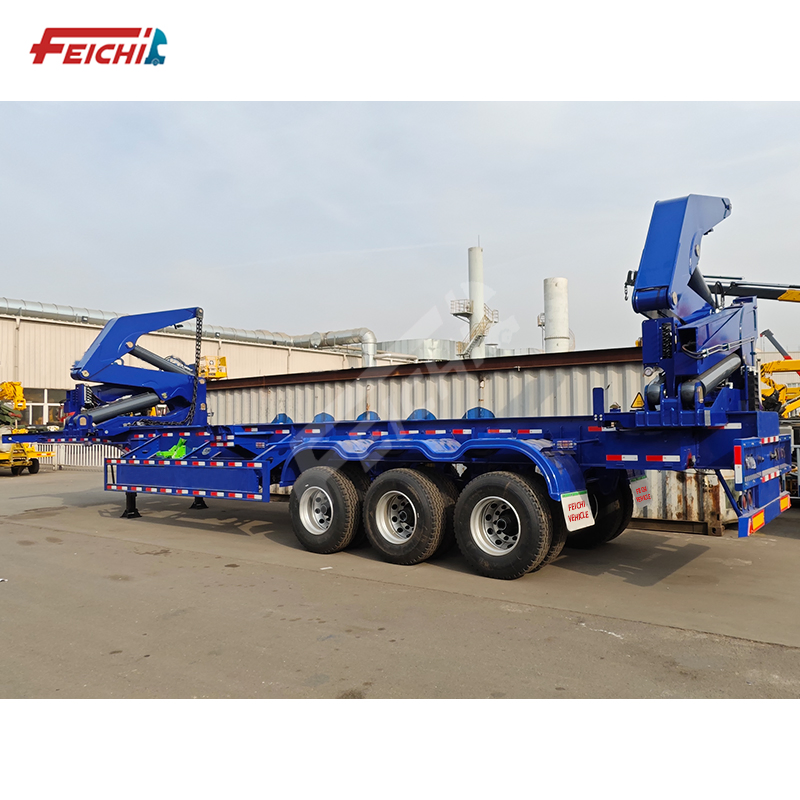Side Loader Container Lift Truck Refrigerated Container Sidelifter Container Side Lift Semi-Trailer for Sale