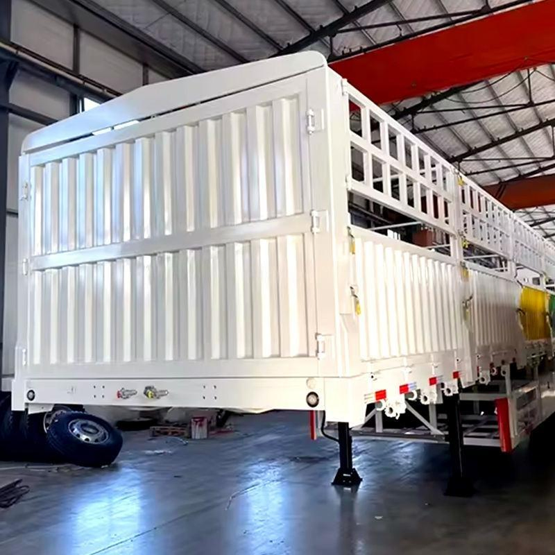 Hot Sale 3axle Logistics Dry Van Type Enclosed Cargo Box Semi Trailer 30 Tons 40 Tons