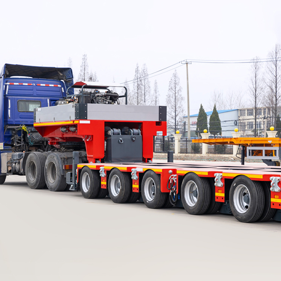 Manufacturers Sell Price Industrial Low Bed Dump Semi Trailer Freight Transport Container Ship Multifunctional Hydraulic Modular Heavy Duty Cargo Truck Trailer