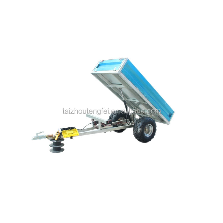 Perfect Ladder Flatbed Rear Dump Semi Sinotruk Hydraulic Modular Trailer