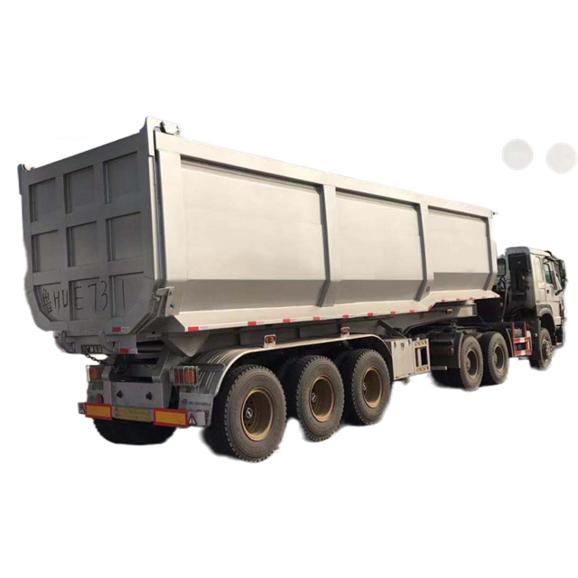 Trailer Dump Semi Dump Semi Trailer Truck High Quality Coal or Grain Rear Hydraulic Trailer