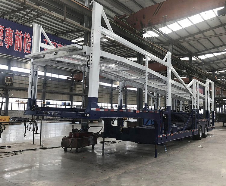 80t Double Deck Car Hauler 10 Car Transport Carrier Semi Trailer on Sale