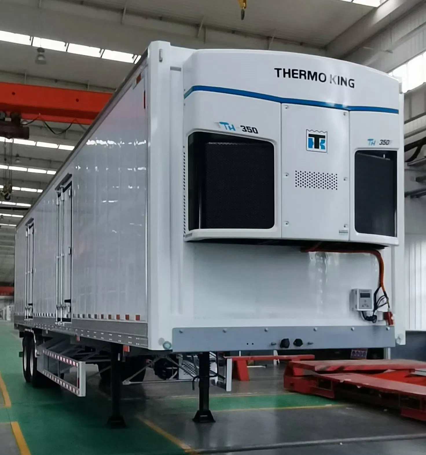 13.6m Refrigerated Semi-Trailer Aluminum Alloy Refrigerated Van Thermo King Refrigeration Unit