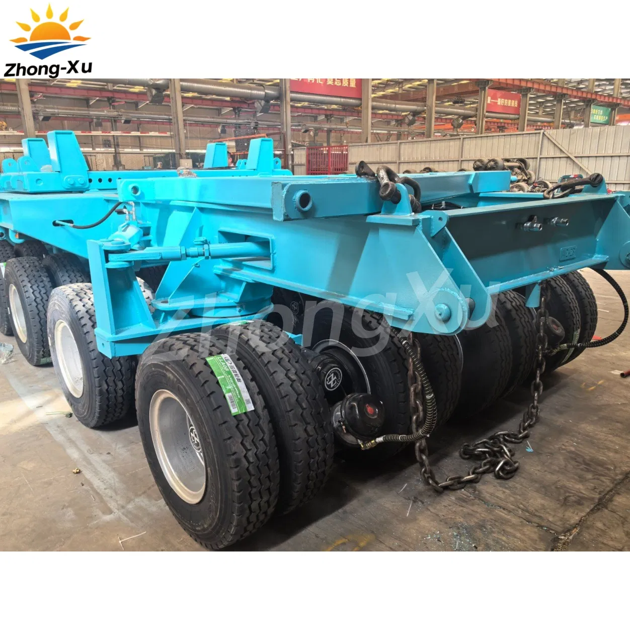 300 - 500 Tons Multi Axle Concrete Beam Girder /Bridge Transport Trailer Detachable Removable Hydraulic Steering Modular Lowbed /Flatbed Semi Trailer