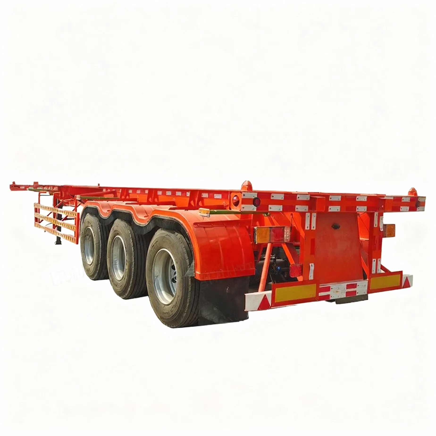 Double Drop Frame Skeleton Semi Trailer Export-Grade