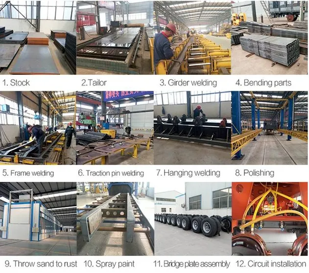 Skeleton Semi Trailer Detail 1