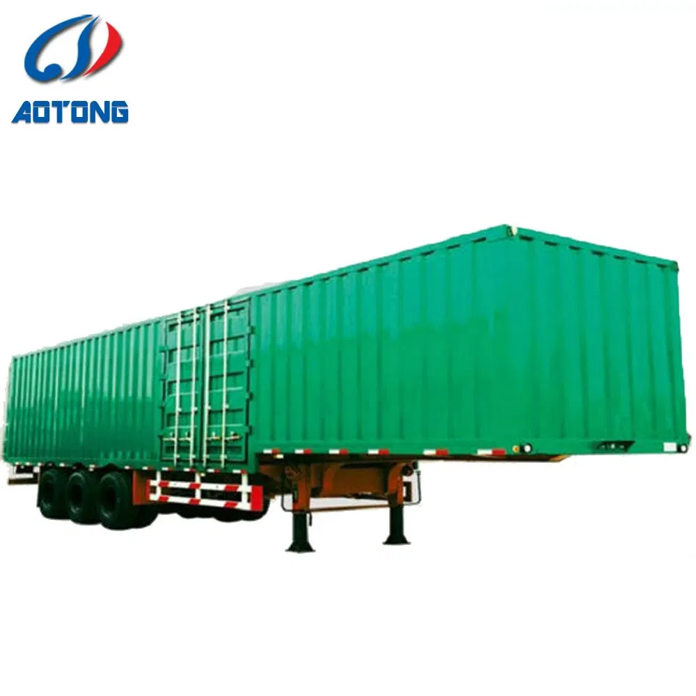 53 Feet 2 Axle 3 Axles Used Enclosed 53 Foot Wing Dry Van Box Semi Trailer