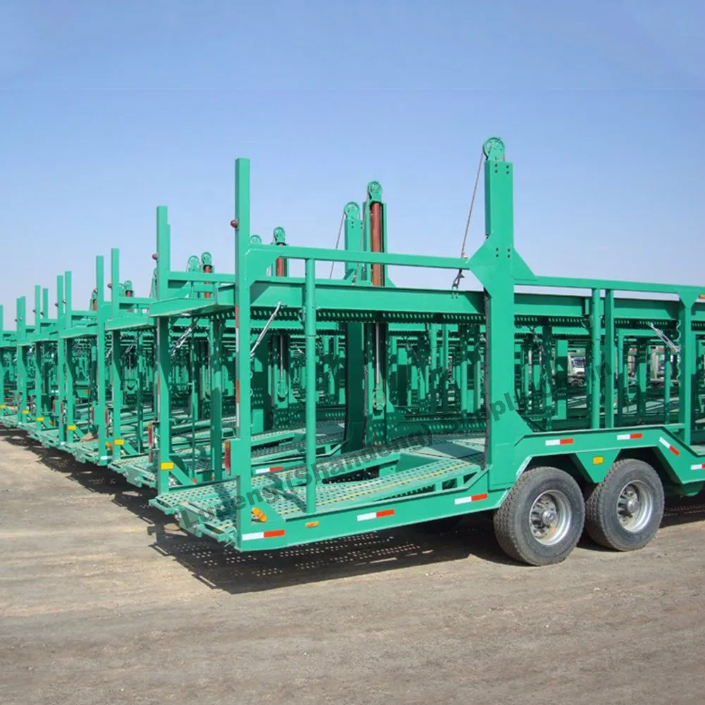 High Tensile Extruded Inboard Tilt 3 Axle Car Carrier Semi Trailer