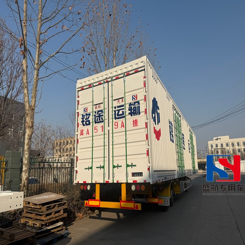 High Quality 60t Refrigerated Semi-Trailer Refrigerator / Cooling Truck Large Van /Box Food Cargo Trailer
