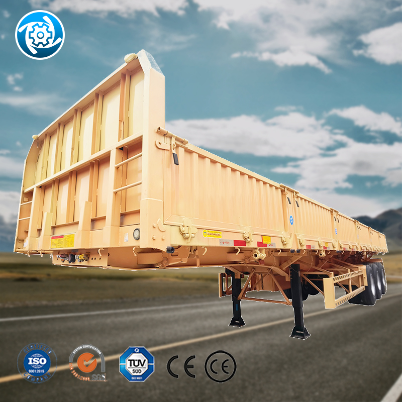 Heavy-Duty Double Drop Deck Semi Trailer for Tall Cargo Transport