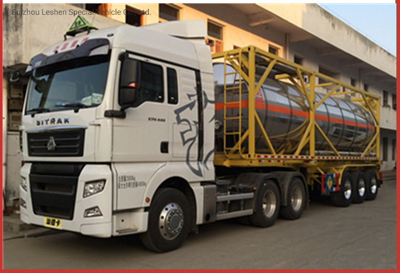 SLS9408 Tri-Axle Aluminum Tank Truck Trailer 40, 000L
