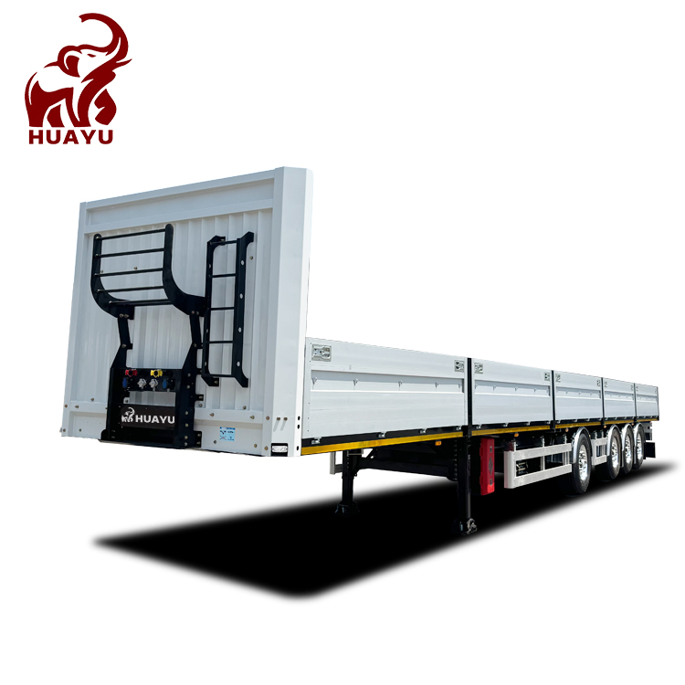 Huayu Fuel Diesel Oil Cement Semi Bulk Tanker Trailer Lowbed Flatbed Trailer