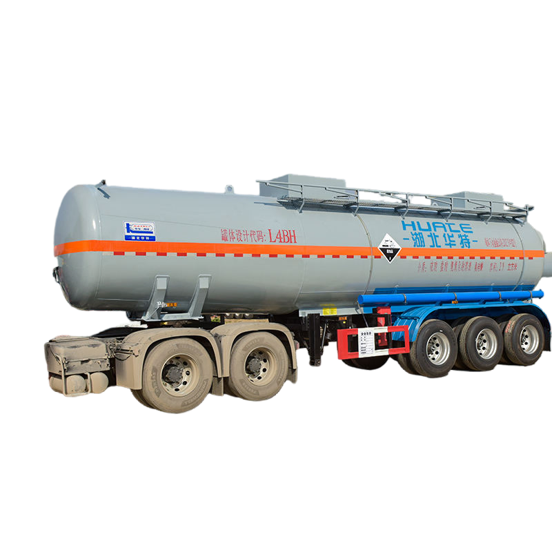 Professional Manufacturer Can Transport Large Capacity Chemical Liquid Acid Chemical 3 Axle Heavy Cargo Transport Semi-Trailer Tank Semi-Trailer