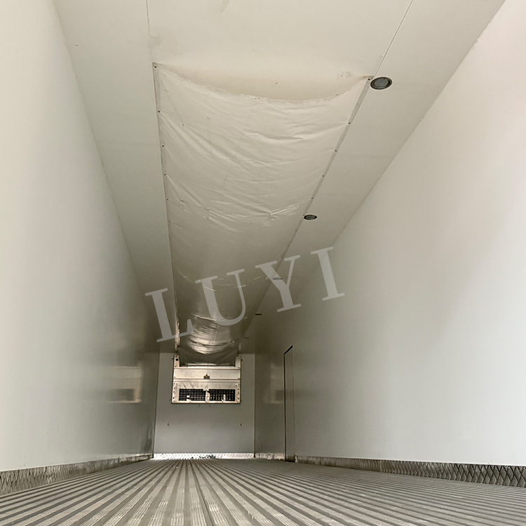 Luyi Factory Supply 53 Foot 40tons Dual Temperature Van Trailer Reefer Power Refrigerated Semi Trailer