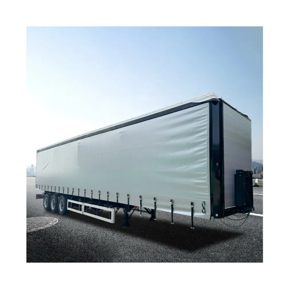 40FT 3-Axle Sliding Curtain Side Refrigerated Semi-Trailer (Special for Bulk Cargo Transport to Central Asia)