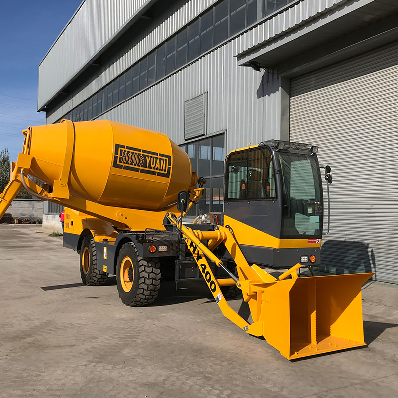 Manufacturer Hy 4.0 Mobile Self Loading Concrete Mixer Machine 4m3 Diesel Mini Small Cement Truck Mixer for Sale