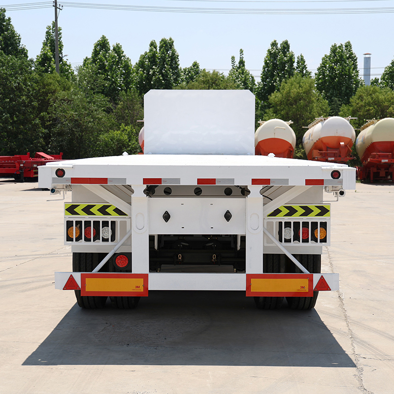 2/3/4 Axles 40feet 40tons/50tons/60tons Container/Cargo Transport Flatbed/Platform Truck Semi-Trailer