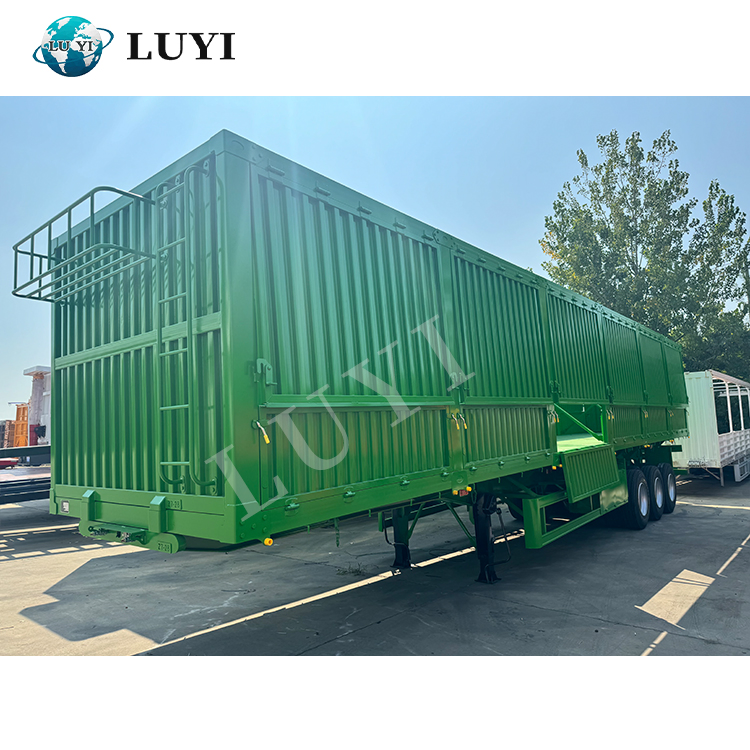 Vehicle Master 3 Axles 40 Cubic Meters Tipper Trailer Rear Fence Semi Trailers Tipping Trailer for Sale