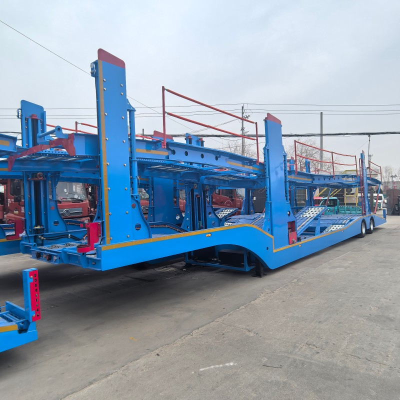 Double Deck Heavy Truck 8 10 Car Transport Trailer Car Hauler Trailer Car Carrier Truck Semi Trailer for Transport Car