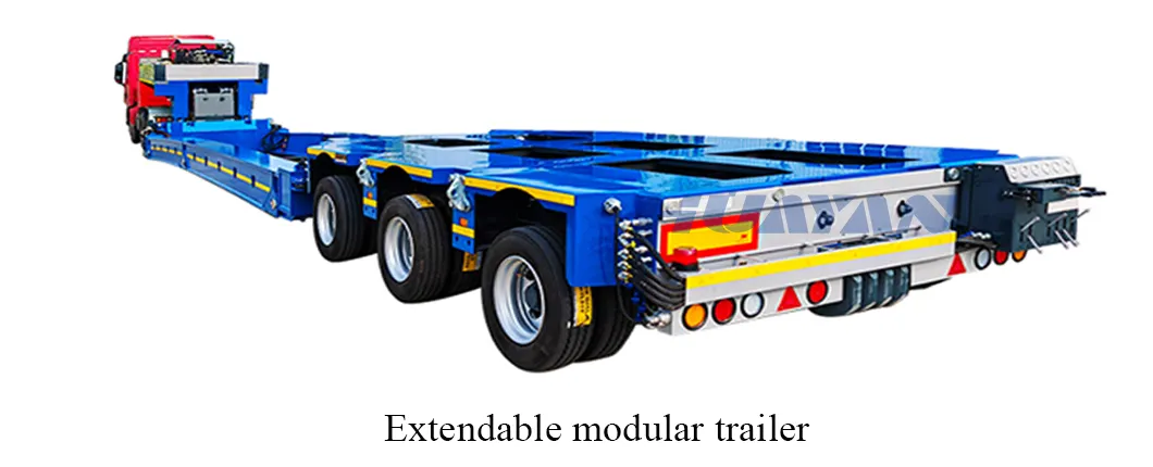 Hydraulic Modular Trailer Detail