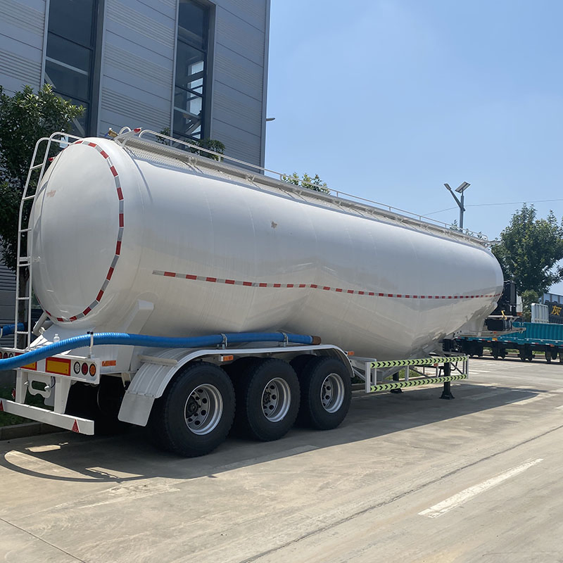 Vehicle Master 60 Ton Cement Bulk Carrier Truck Trailer Dry Bulk Cement Powder Tank Semi Trailer