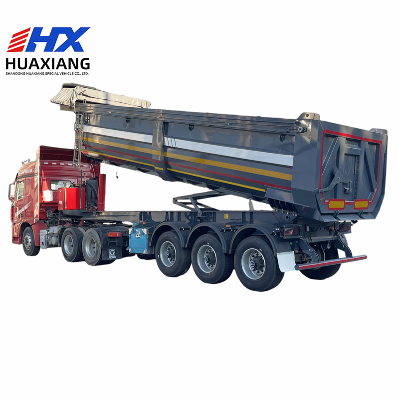 Factory Price Transport Coal Ore Sand Gravel Hydraulic Dump Trailer 3 Axle U Type Dump Truck Semi Trailer Dump Trailer