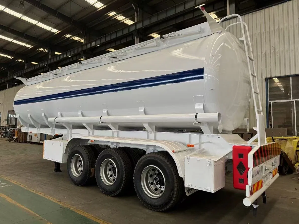 45m3 Tanker Trailer For Sale Transport Oil Diesel Petro Fuel Tank Trailer