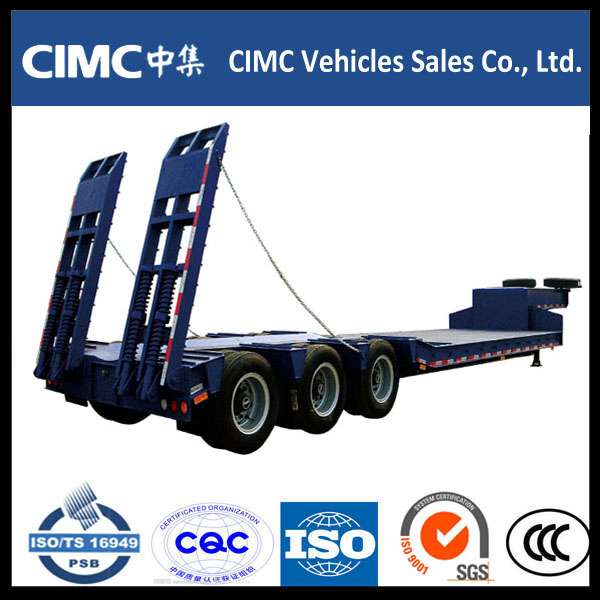Brand New 3axle 70t Low Bed Semi-Trailers
