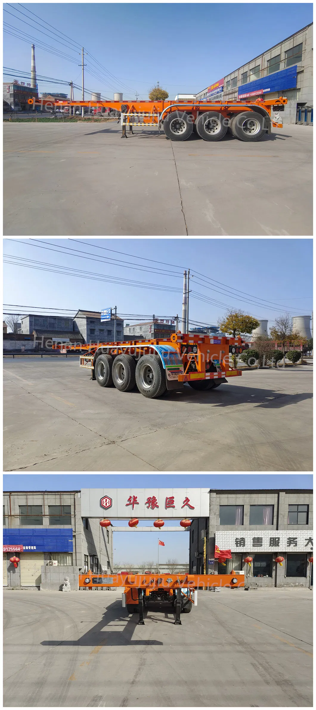 Skeleton Chassis Semi Trailer
